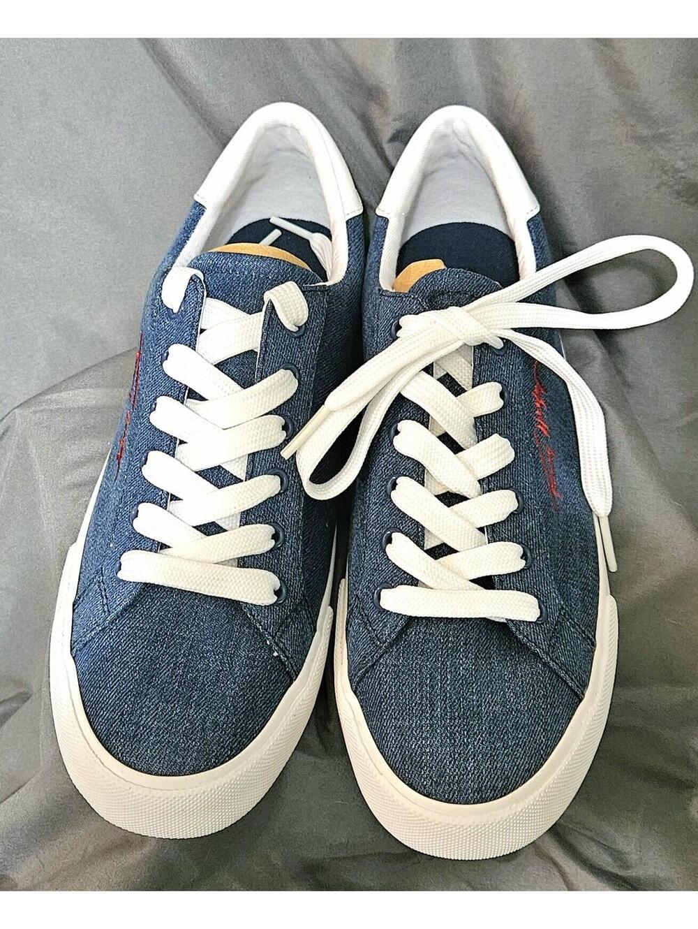 Mens Tommy Hilfiger Lahedi 2 Blue Denim Sneakers Mens 8.5 Womens 10